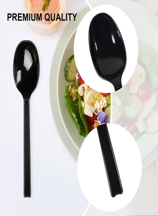 Hokeding Plastic Spoons Individually Wrapped, 100pcs Heavy Duty Disposable Spoons Bulk - Ideal for Parties, Restaurants, Travel & Takeout - Image 4