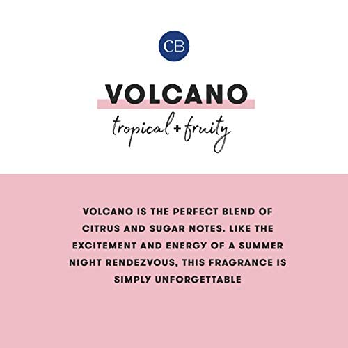 Capri Blue Volcano Scented Candles - Luxury Glass Jar Candles for Home Scented with Tropical Fruit & Sugared Citrus - Soy Wax Blend - Capri Blue Volcano - White Color (8 oz) - Image 3