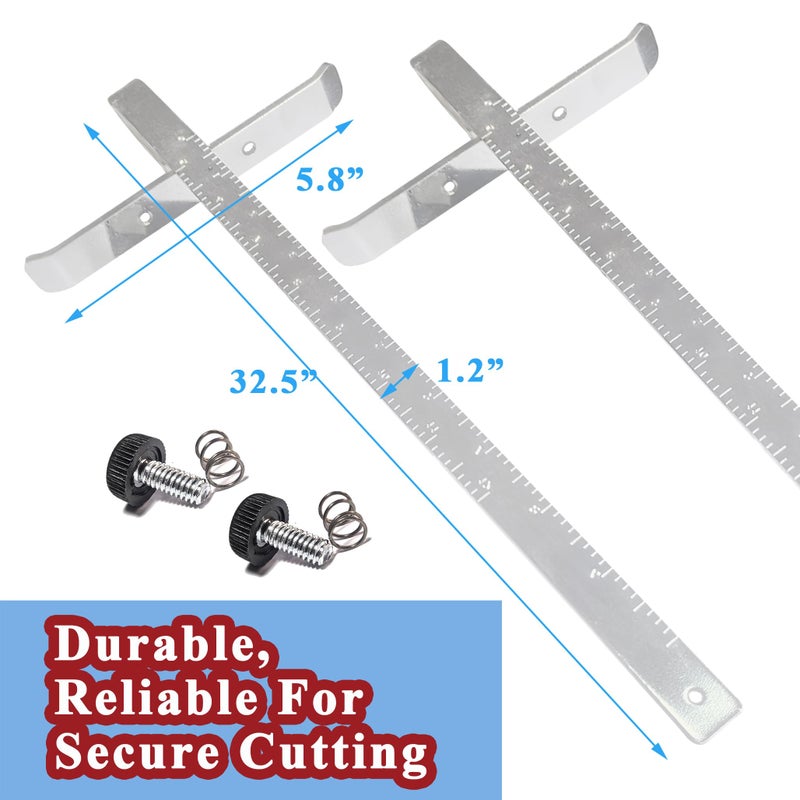Hawmow DW3278 Rip Fence Guide Kit Replacement for DeWalt Circular Saw, Compatible with most Dewalt Circular Saws Models DCS575, DCS570, DCS577, DWE575, DWS535 (Sliver) - Image 4