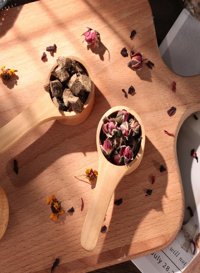 هانزغو مغرفتا قهوة من هانزجو، قطعتان، ملعقتان خشبيتان للقهوة مقاس 4 بوصات، أدوات مطبخ لقياس البن المطحون أو الشاي أو الحساء، وخلط وتقليب. - Image 5