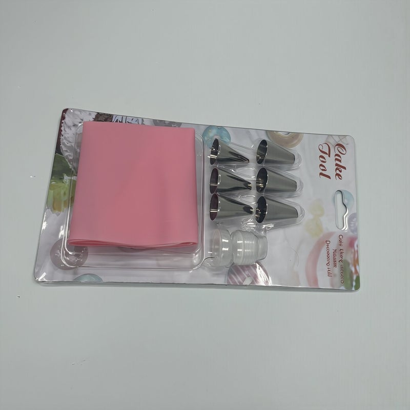 Piping Tip Bag Set Small Size Pastry Baking Supplies for Women Cafe Trainee Pastry Chef - Image 4