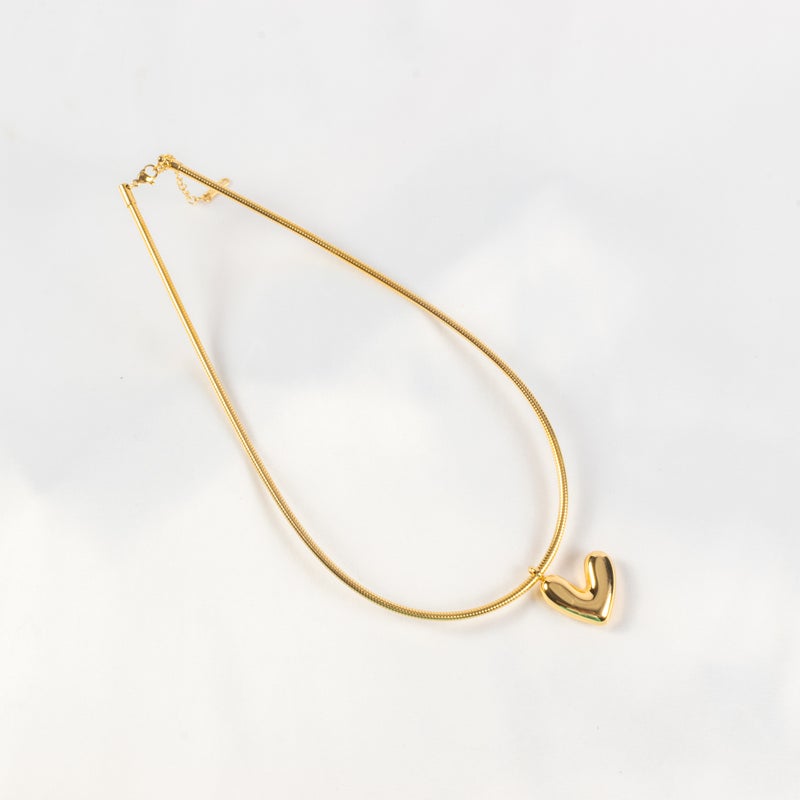 شوكر رقبة أستانليس ستيل ذهبي - Image 1