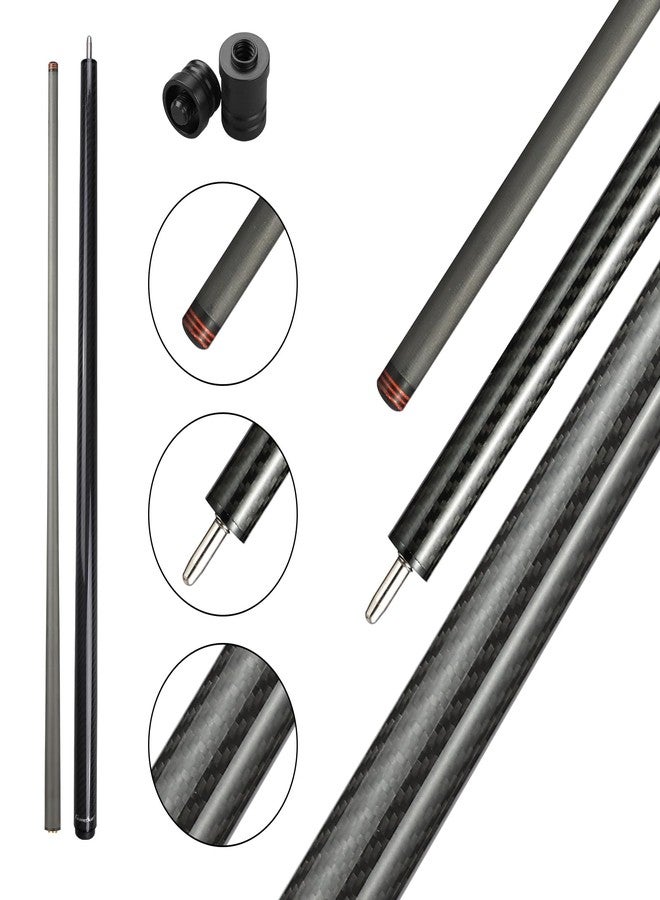GAMESUN Carbon Fiber Break Pool Cue Stick, 13mm Tip Break Carbon Fiber cue, 58" Cue Stick, 20OZ Weight Pool Stick - Image 2