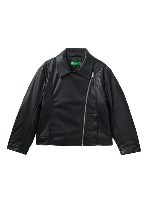 Jacket In Coated Fabric