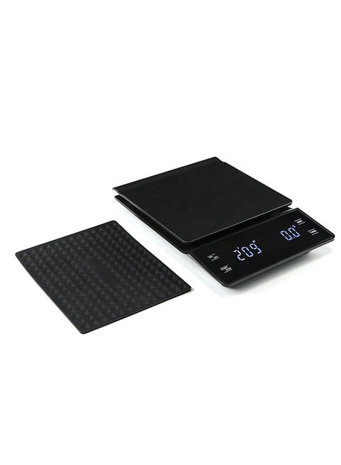 Coffee Scale With Timer Kitchen Scale Pour Over V60 Drip Coffee Digital Scale For Cooking Baking Waterproof Mat