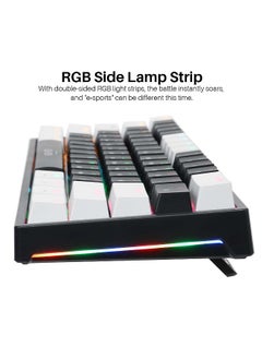 LEAVEN 61-Key Wired Keyboard - Hot Swap - Red Switch - Mechanical Keyboard - Gaming Keyboard - Office Keyboard - RGB Lighting Effect - Computer Keyboard  - Image 5
