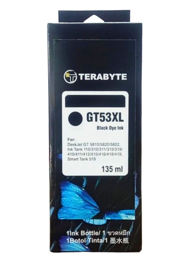 Terabyte GT53XL 135ml GT52 70ml for HP Printer DeskJet Smart GT Tank (All-Pack of 4) - Image 3