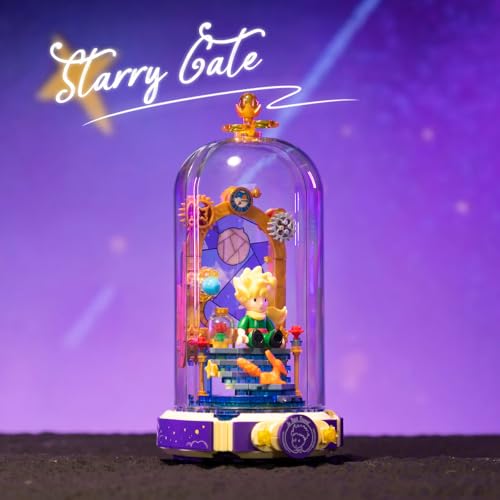 PANTASY Le Petit Prince Starry Gate Building Block Set Creative DIY Model with Minifigure Dust Cover Gift Adults and Kids Premium Building Blocks for Home Decor - Image 5