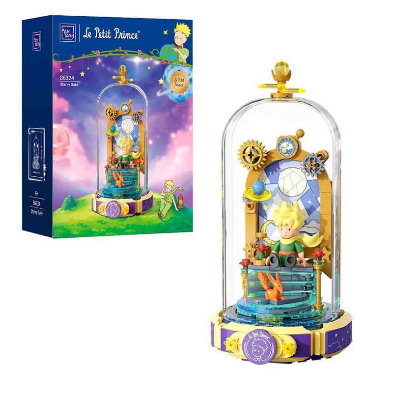PANTASY Le Petit Prince Starry Gate Building Block Set Creative DIY Model with Minifigure Dust Cover Gift Adults and Kids Premium Building Blocks for Home Decor - Image 3
