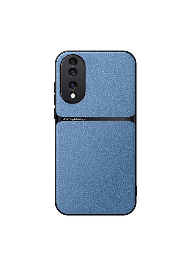 اس-توب جراب هاتف Honor 70 من جلد الليتشي المغناطيسي المقاوم للصدمات بتغطية كاملة - Image 1