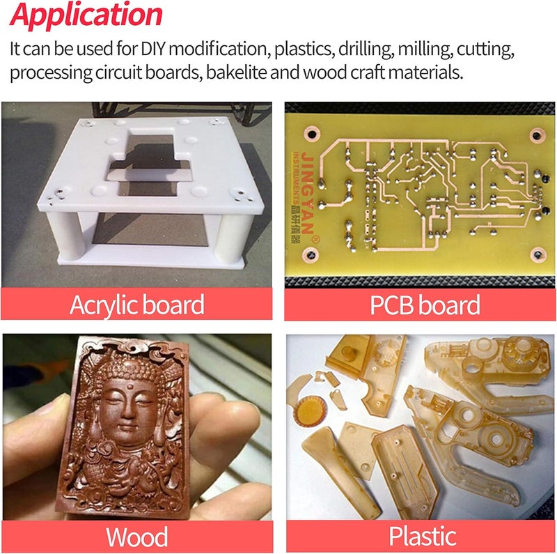 RATTMMOTOR CNC DC Spindle Motor ER16 500W Air-Cooled Spindle Motor 52mm 48VDC 12000RPM 0.6N.m + ER16 Chuck 8mm Collet for CNC Engraving Router Milling Machine - Image 5
