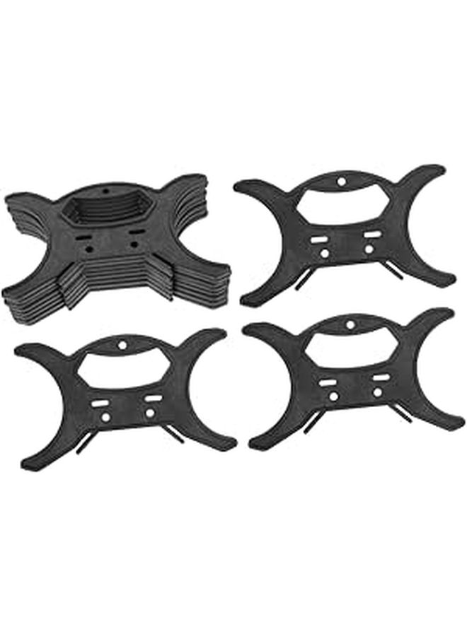 12 Pack Black Cord Organizer Cable Reel For Kitchen Storage And Management - Image 1