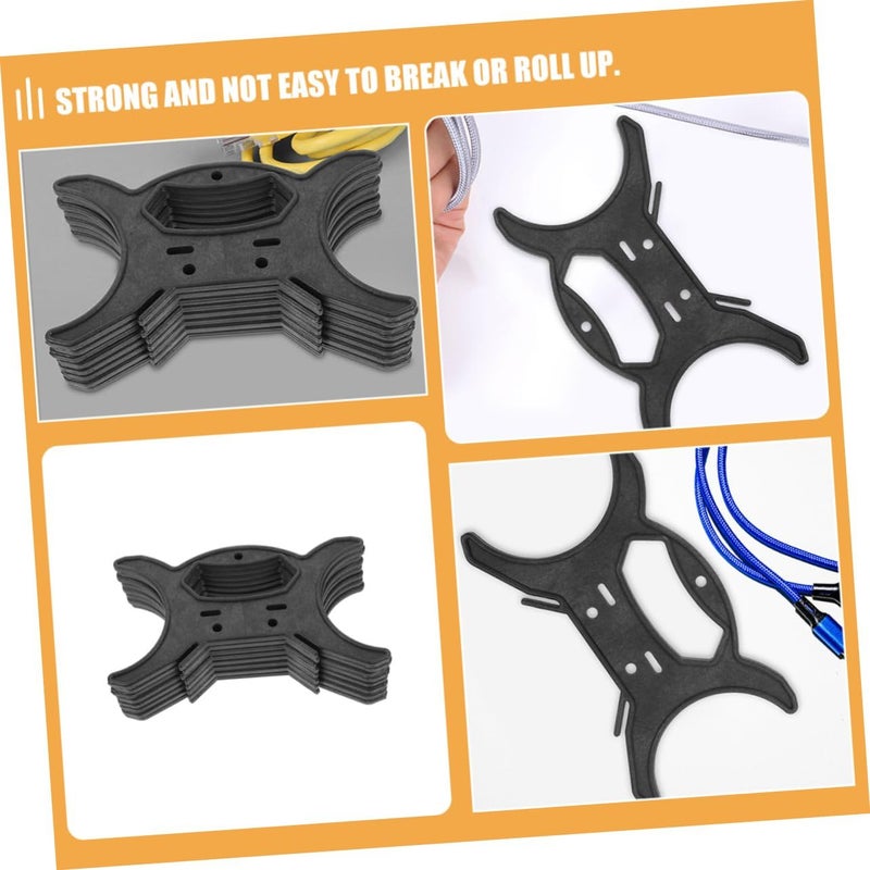 12 Pack Black Cord Organizer Cable Reel For Kitchen Storage And Management - Image 4