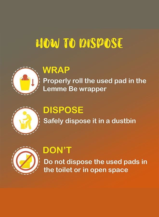 Lemme Be 100% Pure Cotton Sanitary Pads For Girls, Day Pads Box of 20, Sanitary Pads For Teens With Wings - Image 5