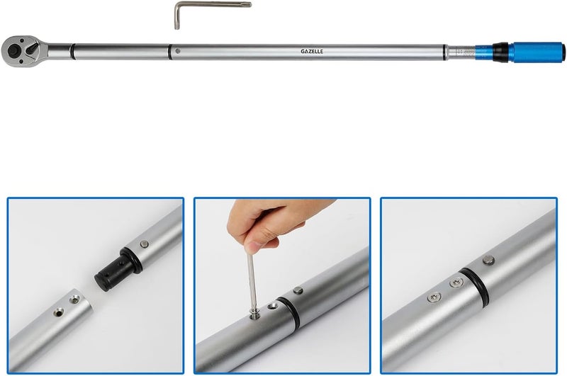 Gazelle 3/4 Inch Torque Wrench 200-800Nm - Image 5