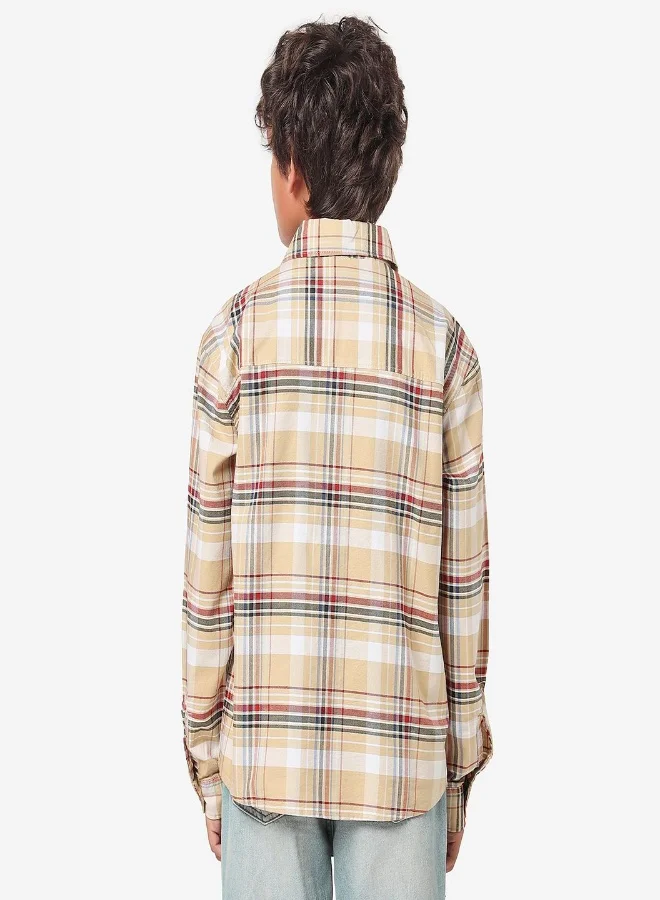 LILPICKS Boys Checkered Shirt