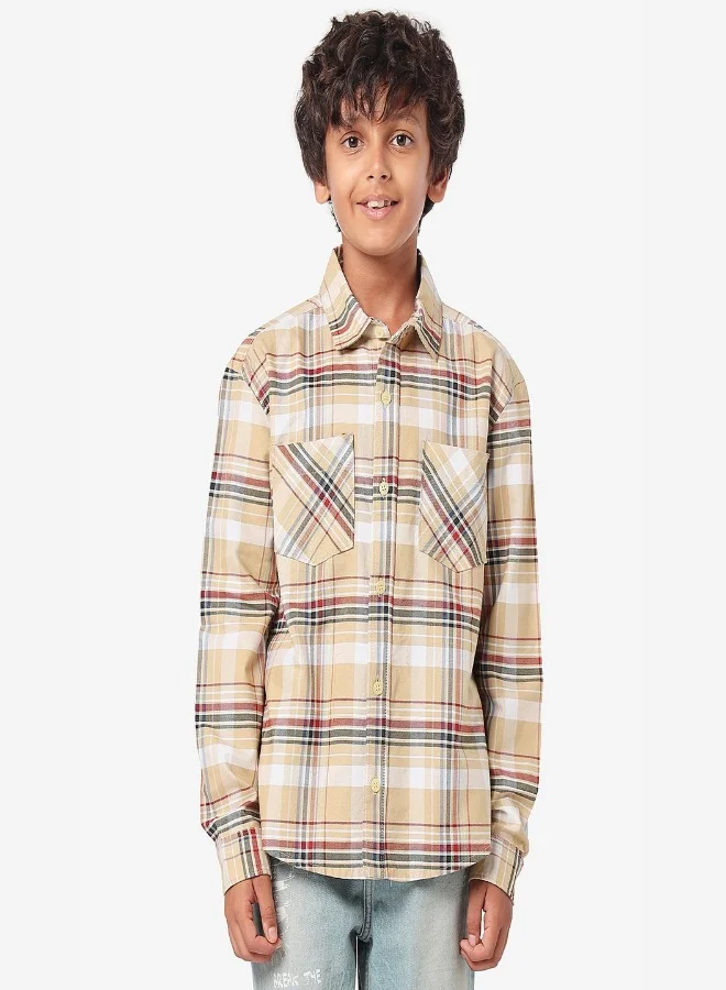 LILPICKS Boys Checkered Shirt