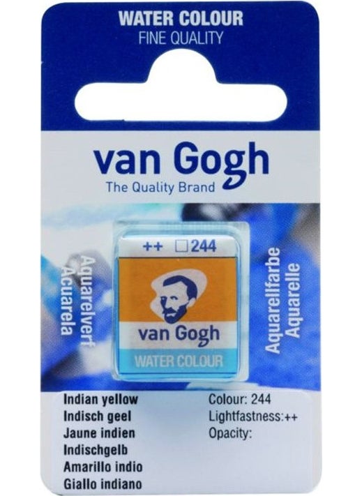Talens Van Gogh 1/2 Tablet Watercolor 244 Indian Yeloow 