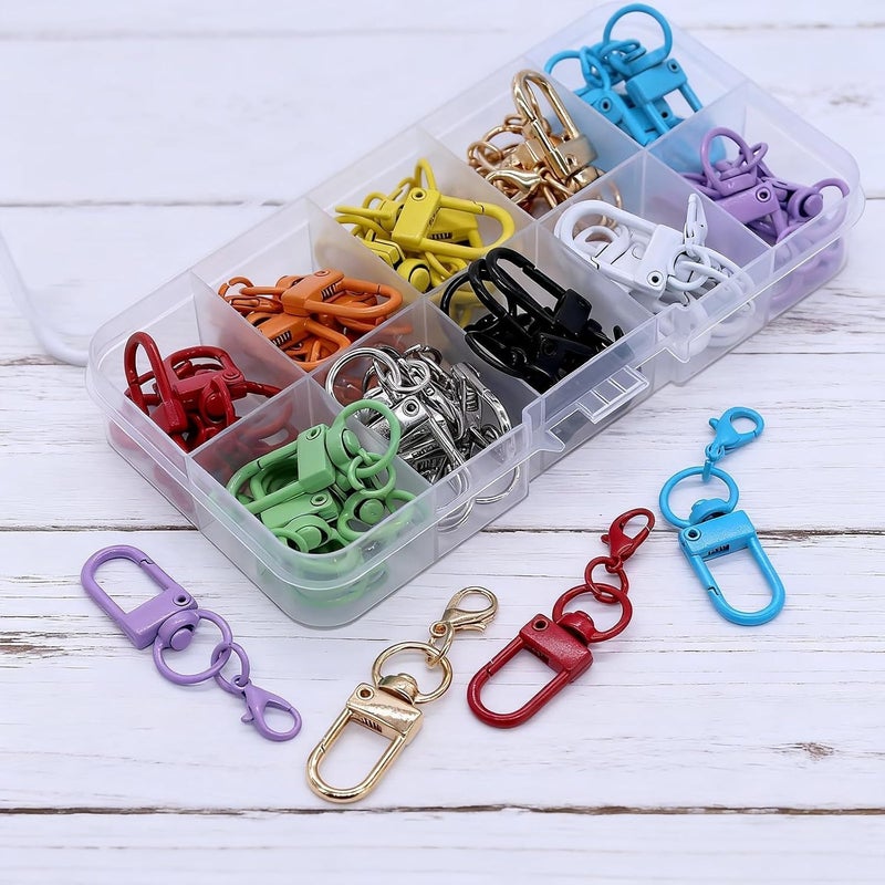 50pcs Mini Keychain Carabiner Small Colorful Carabiners for Handbag Bag Additions - Image 4