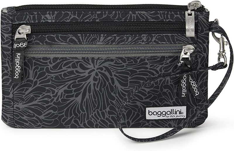 Baggallini Anti-theft RFID Currency Organizer 8"x4.25" Travel Accessory Passport Holder Money Belt Wallet w/Card Slots - Image 1