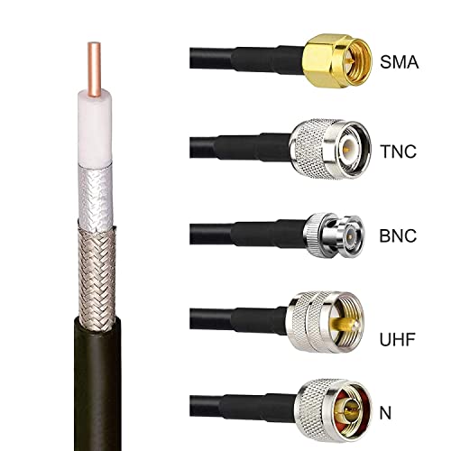 XRDS -RF KMR400 RF Coaxial Cable 50 Ohm Low Loss Coax Cable with NO Connectors 100FT - Image 3