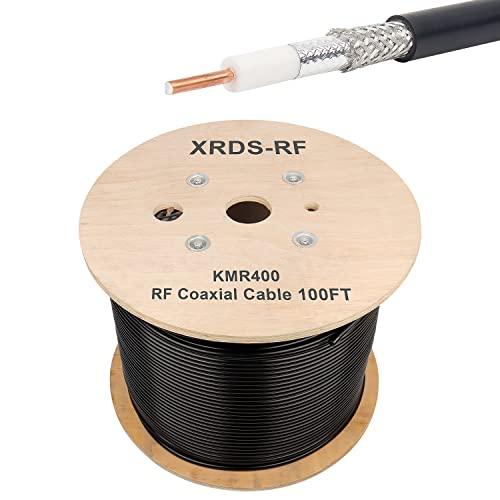 XRDS -RF KMR400 RF Coaxial Cable 50 Ohm Low Loss Coax Cable with NO Connectors 100FT - Image 1