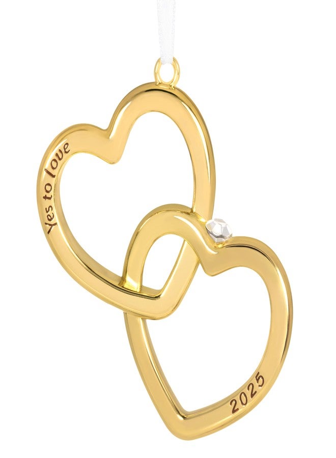 Hallmark Keepsake Christmas Ornament 2025, Our Engagement 2025, Metal, Engagement Gifts - Image 4