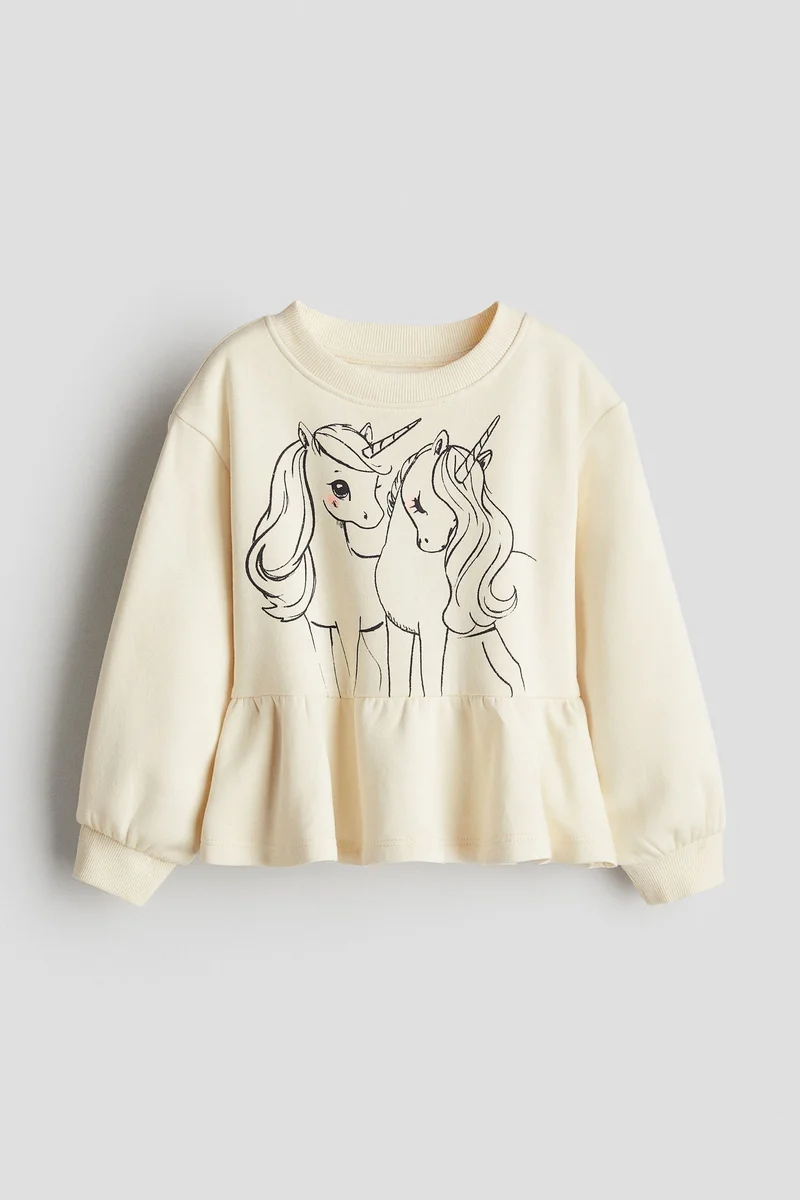 H&M Peplum sweatshirt