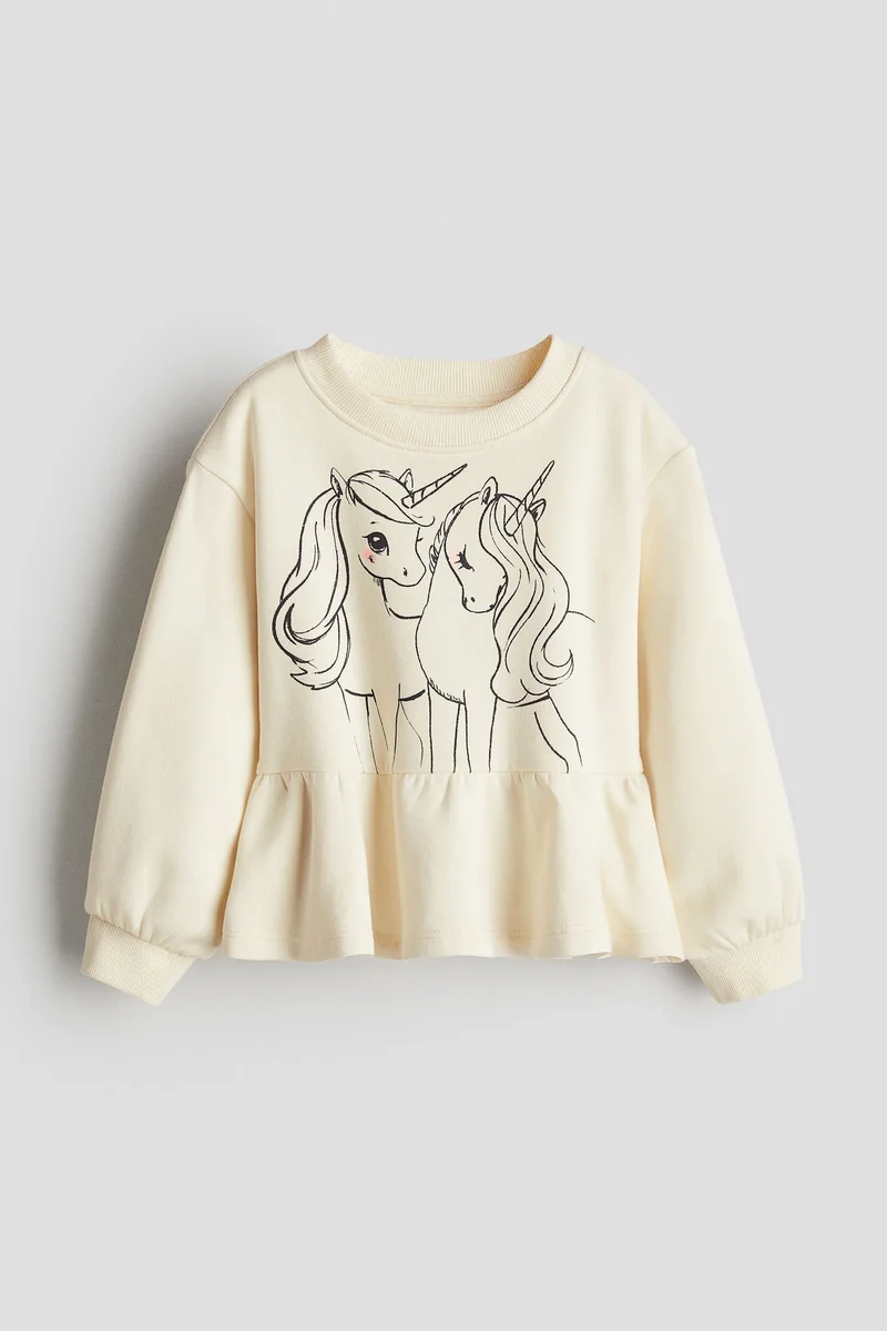 H&M Peplum sweatshirt