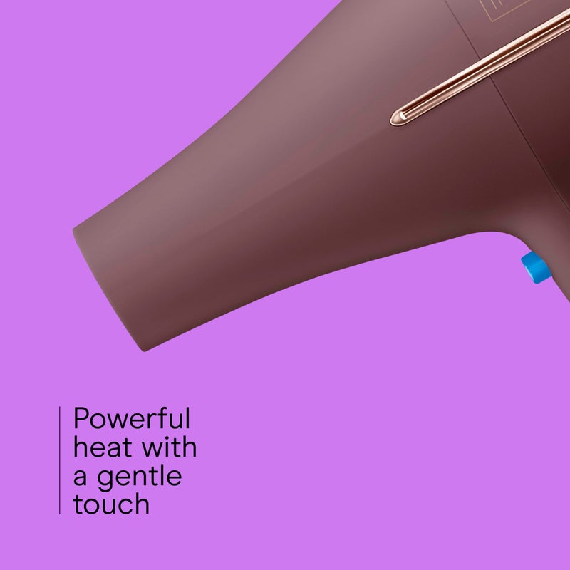 CONAIR INFINITI PRO by CONAIR Hair Dryer  1875W Blow Dryer with Diffuser and Concentrator Attachments  AC Motor with Ceramic Technology  3 Heat & 2 Speed Settings  Plum - Image 3