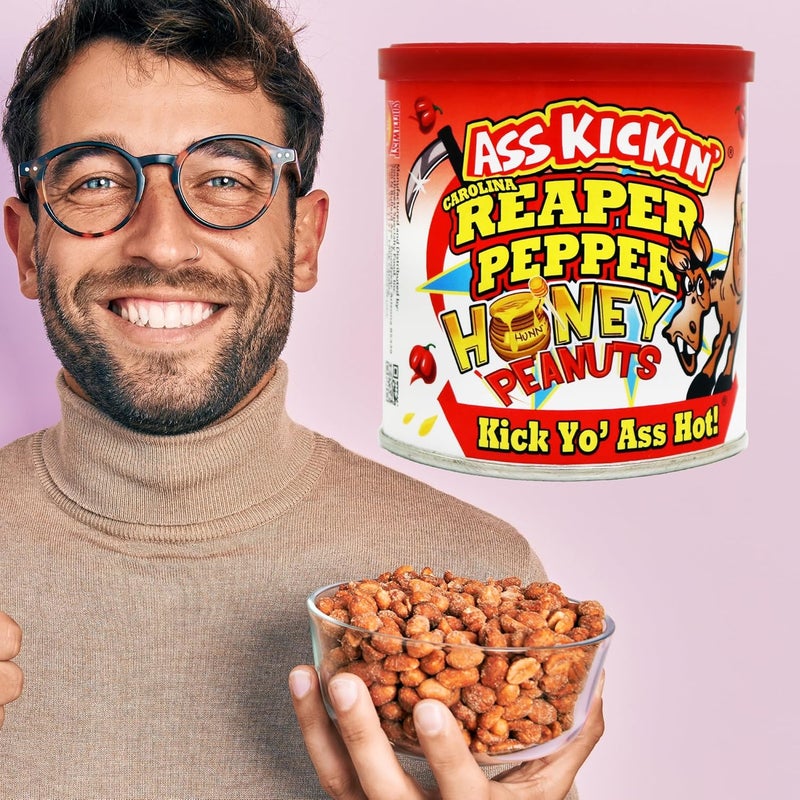 ASS KICKIN' Carolina Reaper Honey Peanuts - Image 5