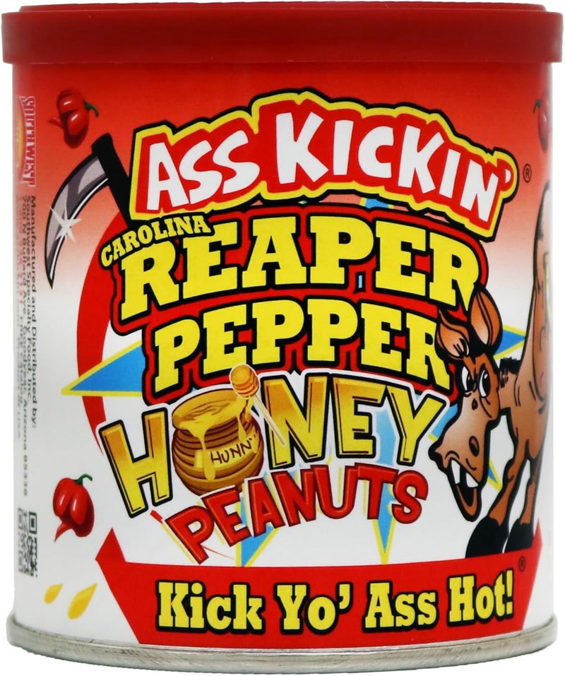 ASS KICKIN' Carolina Reaper Honey Peanuts - Image 1
