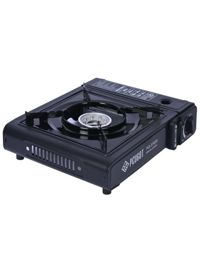 Generic Peugot 2IN1 Portable Gas Stove PG 37630 (Black) - Image 3