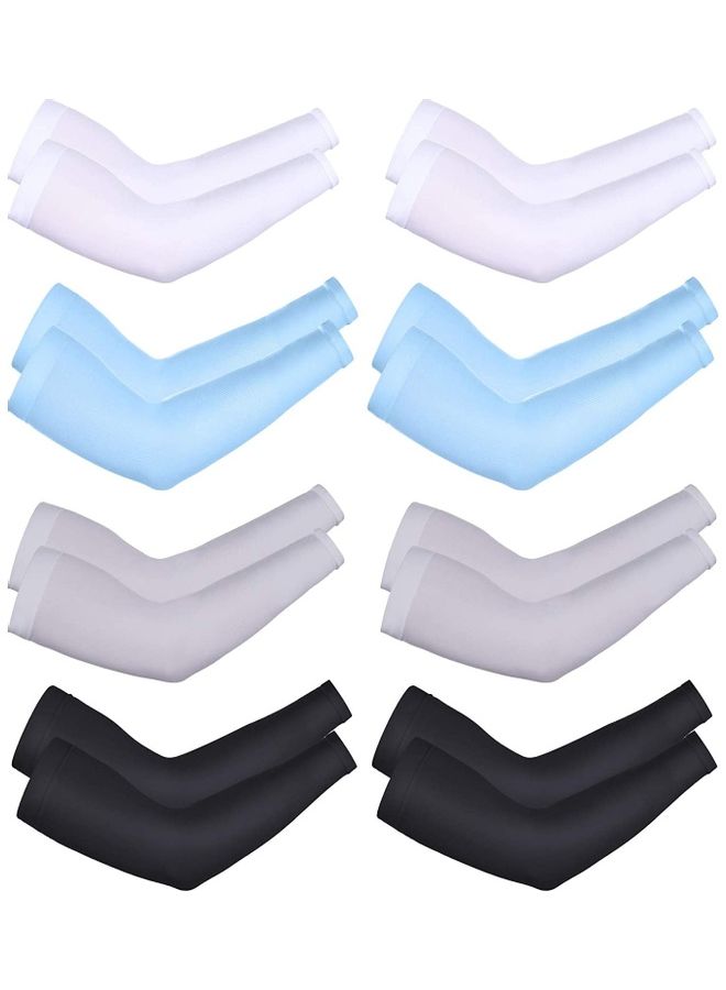 NIBEMINENT 16-Piece UV Sun Protection Cooling Sleeves one size - Image 1