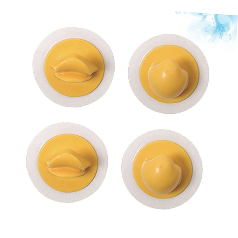 Punch Free Duckbill Wall Hooks 2 Pack ABS Wall Mounted Towel Rack For Bathroom Kitchen - Image 3