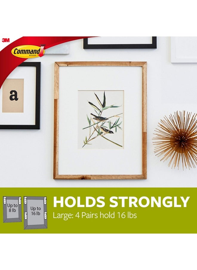 Command Command Large Picture Hanging Strips Damage Free Hanging Picture Hangers No Tools Wall Hanging Strips For Christmas Decorations 14 Black Adhesive Strip Pairs(28 Command Strips)  - Image 4