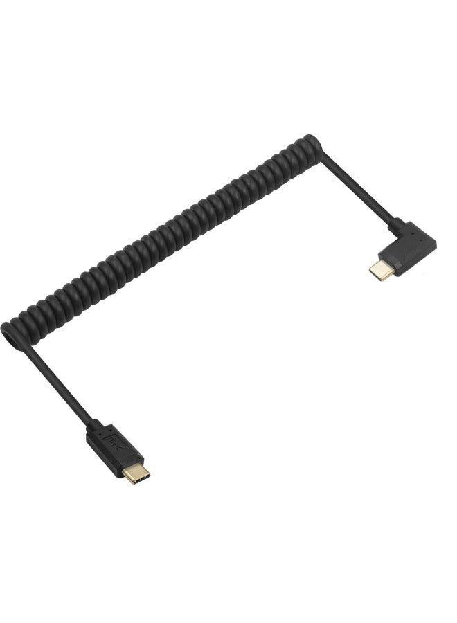 Spring Telescopic Cable 4K 60Hz With Audio And Video 3.1 Version Gold-plated Male-to-male Type-c Data Cable Charging Cable-Color:Wholesale - Image 4