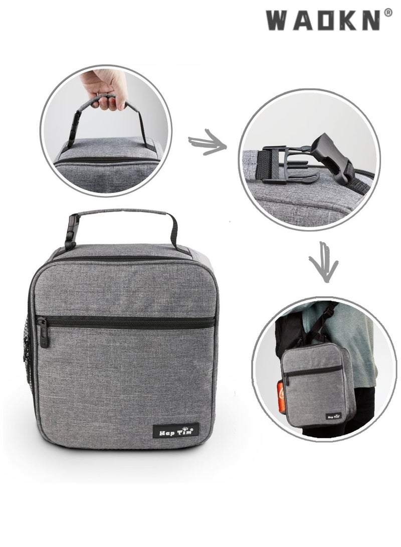 WAOKN High Quality Eco-friendly Material Insulated Lunch Bag Cooler Bag Compact 7L Lunch Bag for Men Women Office Kids School Adult Work Picnic Travel College Premium Lunch Bag - Image 2