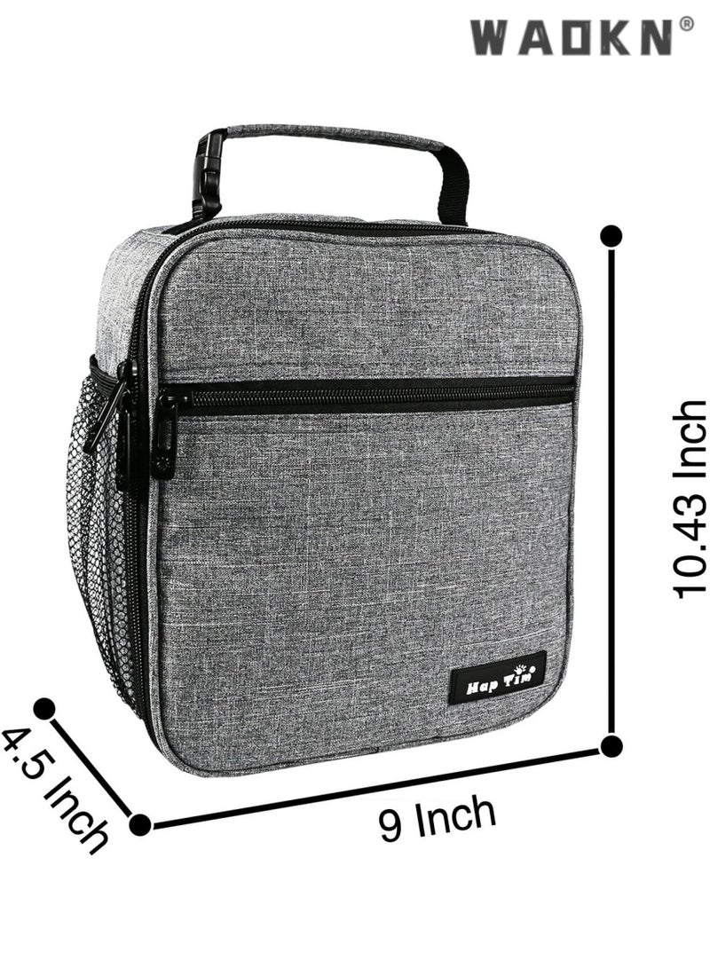 WAOKN High Quality Eco-friendly Material Insulated Lunch Bag Cooler Bag Compact 7L Lunch Bag for Men Women Office Kids School Adult Work Picnic Travel College Premium Lunch Bag - Image 4