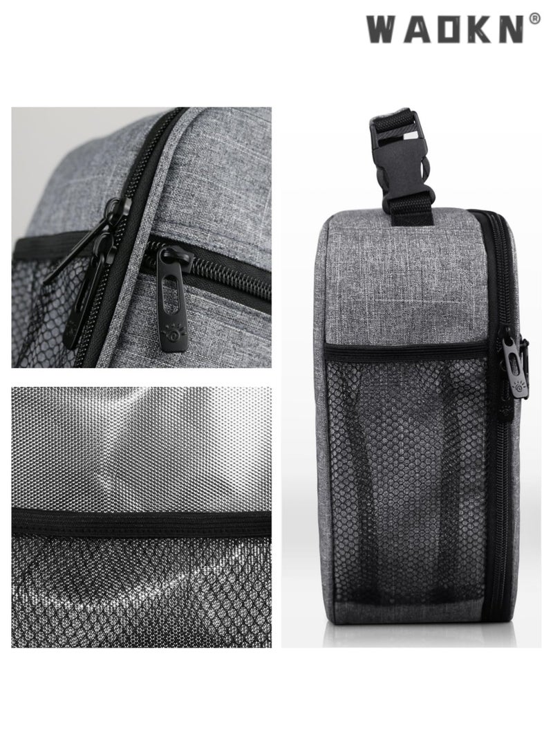 WAOKN High Quality Eco-friendly Material Insulated Lunch Bag Cooler Bag Compact 7L Lunch Bag for Men Women Office Kids School Adult Work Picnic Travel College Premium Lunch Bag - Image 3