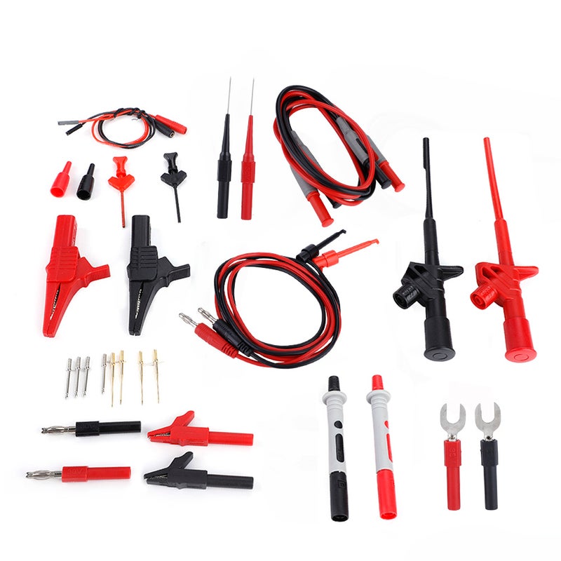 4mm Banana Plug Electronic Multimeter Multi Meter Test Lead Probe Cable Set - Image 5