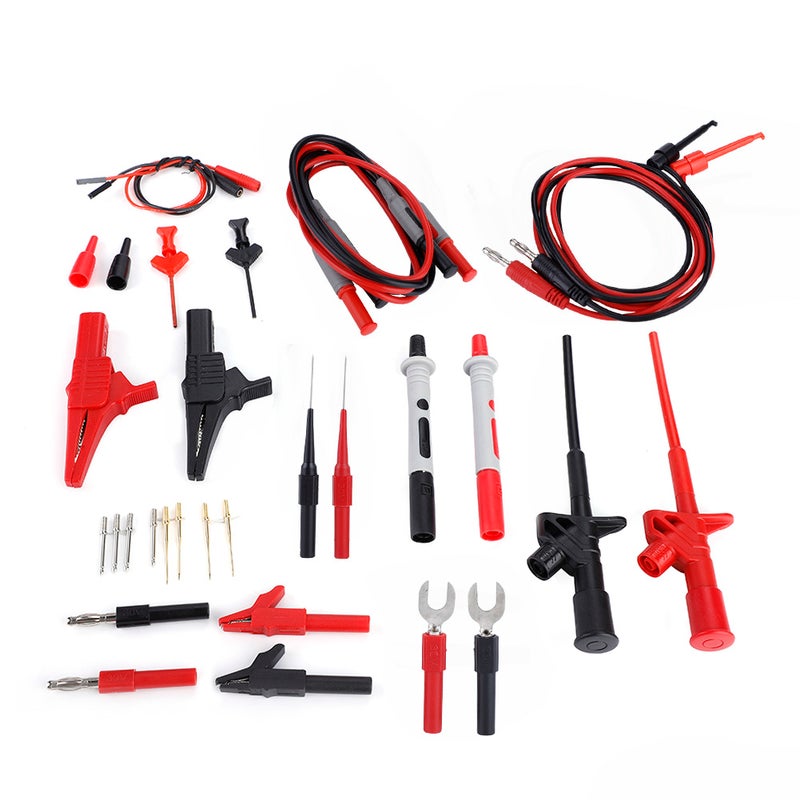 4mm Banana Plug Electronic Multimeter Multi Meter Test Lead Probe Cable Set - Image 1