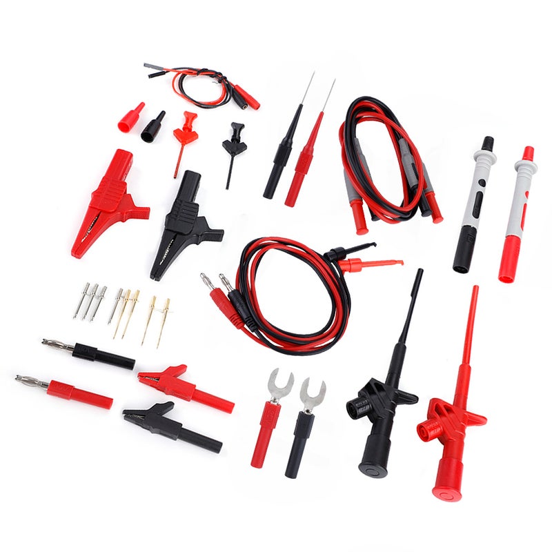 4mm Banana Plug Electronic Multimeter Multi Meter Test Lead Probe Cable Set - Image 2