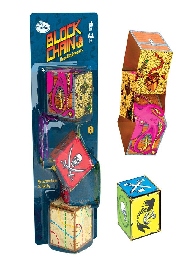 ThinkFun Blockchain (Pirates) STEM Toy and Logic Game for Boys and Girls Age 8 and Up – The Addictive Brainteaser Puzzle - Image 1