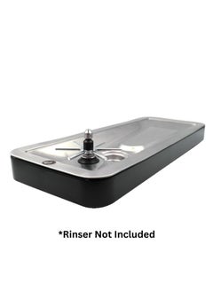 Riser for 600mm Pitcher Rinser, Powder-Coated Stainless Steel - Black