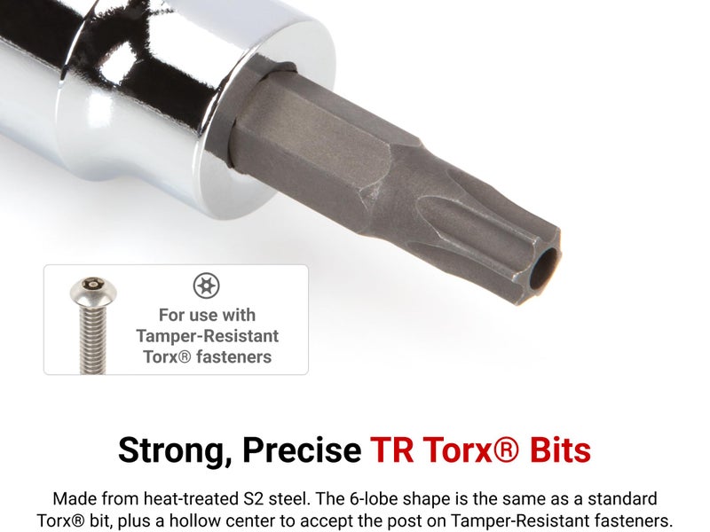 TEKTON 3/8 Inch Drive x TR50 Tamper-Resistant Torx Bit Socket | SHB17250 - Image 2
