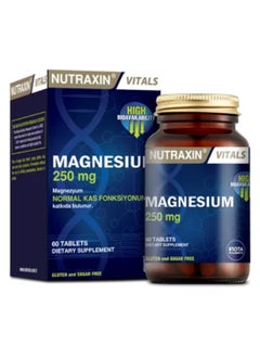 NUTRAXIN Vitals Magnesium 250Mg 60 Tablets 