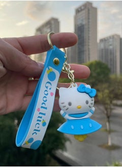 Distinctive cartoon keychain distinctive accessory high-quality anime keychain with Hello Kitty design that fits with car keys wallet and bag wonderful and beautiful gift