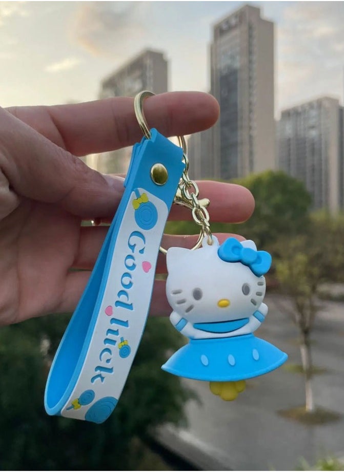 Generic - Distinctive cartoon keychain distinctive accessory high-quality anime keychain with Hello Kitty design that fits with car keys wallet and bag wonderful and beautiful gift - Image 1