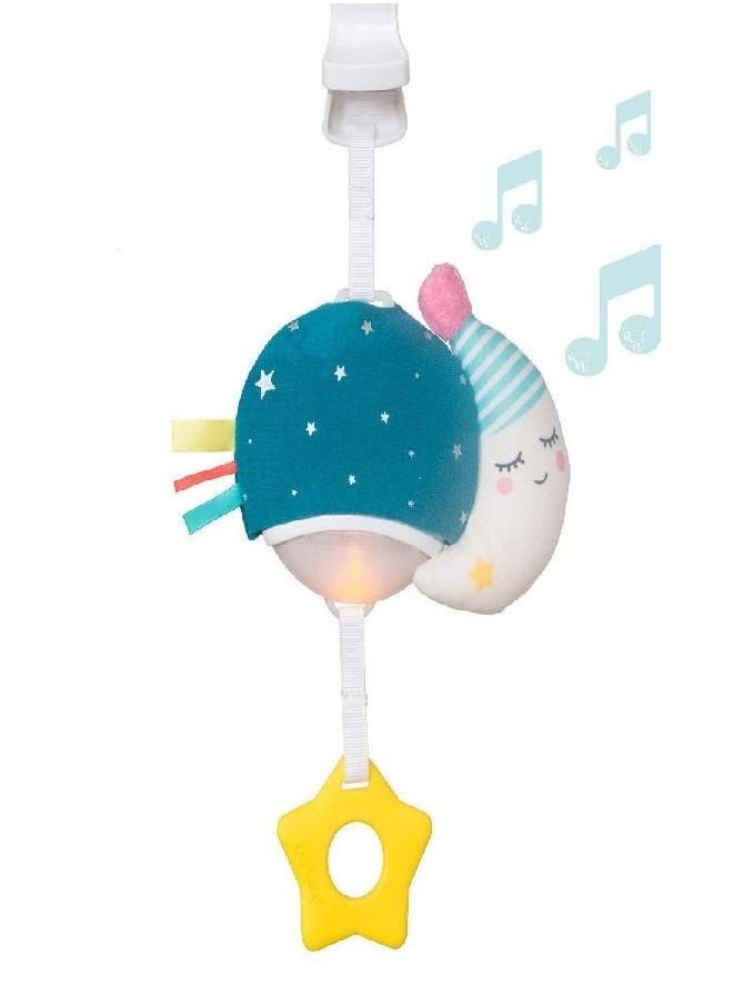 Taf Toys Taf Toys Musical Mini Moon, On-The-Go Pull Down Hanging Music and Lights Infant Toy | Parent and Baby’s Travel Companion, Soothe Baby, Keeps Baby Relaxed While Strolling, for Newborns and Up  - Image 4